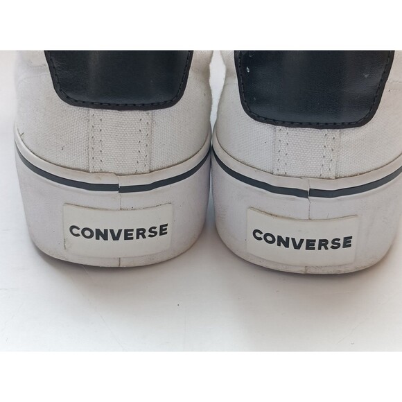 CONVERSE Women's Star Replay Platform Shoes 565365C White Size 10.5 - Picture 10 of 11